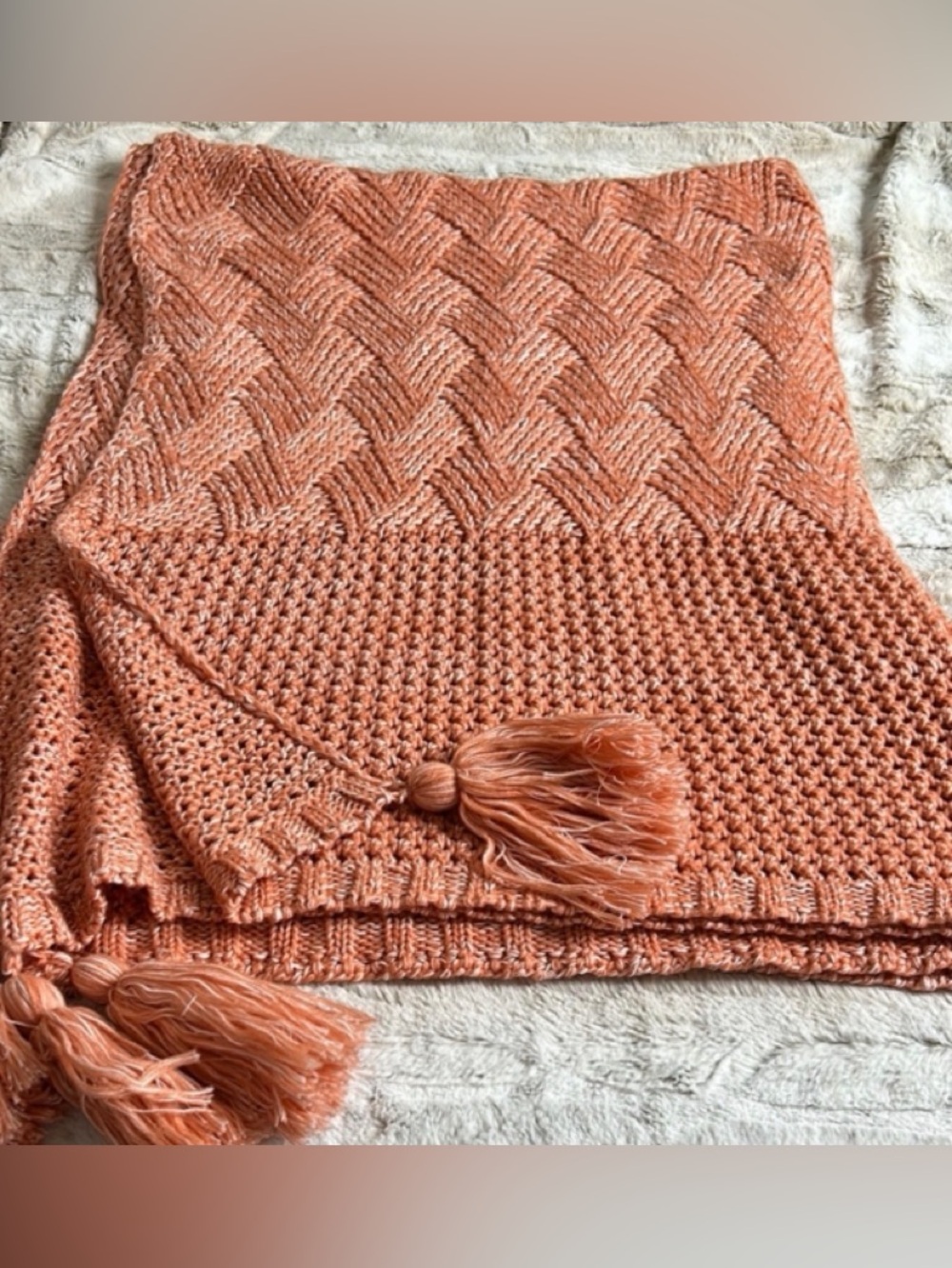 Opalhouse terracotta jungalow throw
